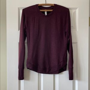 Athleta Deep Purple Long Sleeve Top